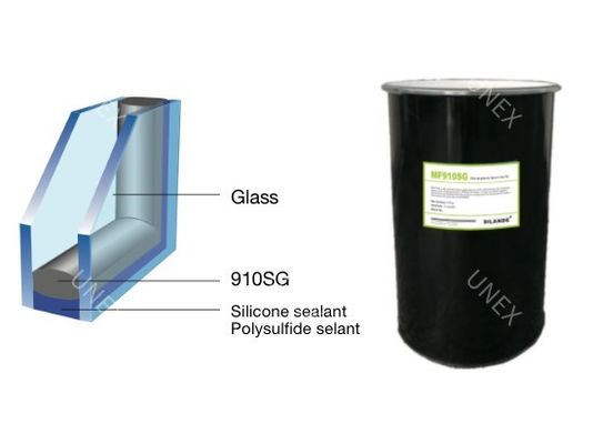 Espaçadores mornos de isolamento termoplásticos butílicos IG 910SG da vitrificação dobro da borda do vedador de vidro