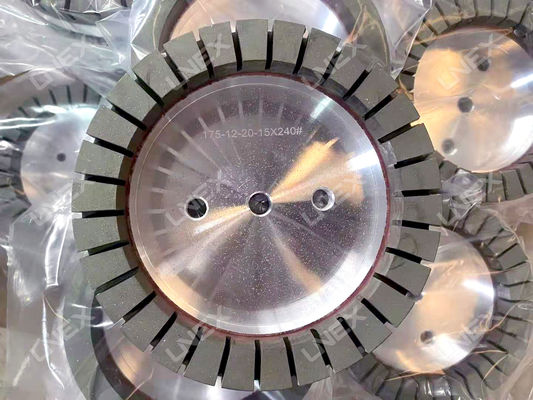 Ligação segmentada completa Diamond Grinding Wheel Glass Processing da resina