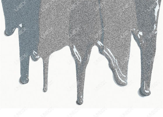 Os esmaltes de vidro cromáticos metálicos pintam a solução do hidróxido de sódio