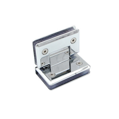 braçadeira de vidro 90D da dobradiça de porta do chuveiro do revestimento da espessura PSS de 5mm para a casa de banho com chuveiro