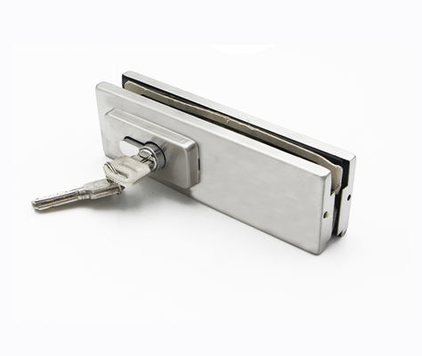 Remendo de vidro da braçadeira da porta que cabe a fechadura da porta da parte inferior Ss201 com as chaves